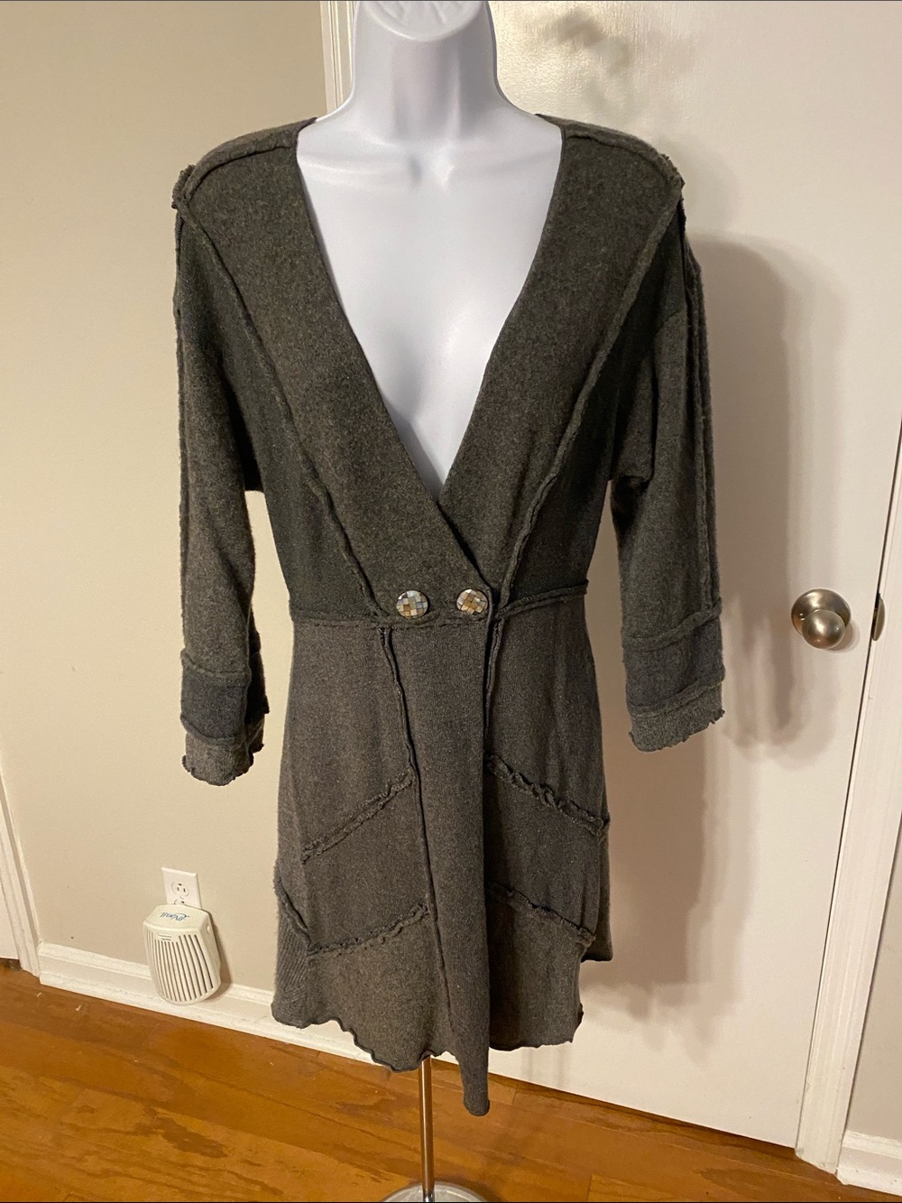 Burning Torch Cashmere Y2K Cardigan